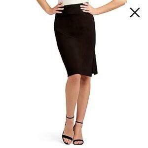 ANN TAYLOR  BLACK SKIRT 1980s